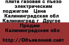 плита газовая с пъезо-электрическим поджигом › Цена ­ 1 300 - Калининградская обл., Калининград г. Другое » Продам   . Калининградская обл.